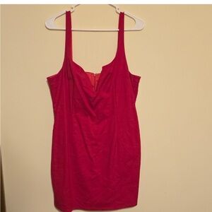Red Sleeveless Dress